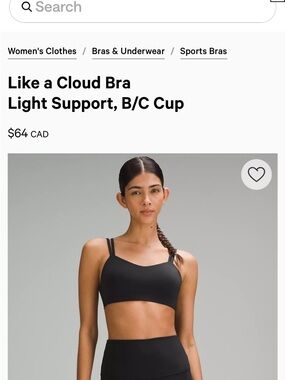 lululemon athletica Like a Cloud Bra - Black